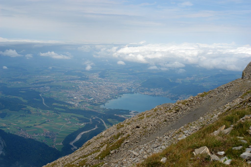 Der Blick auf den Kanton Bern. Das Bild enstand vom Niesen am 02.09.2009.