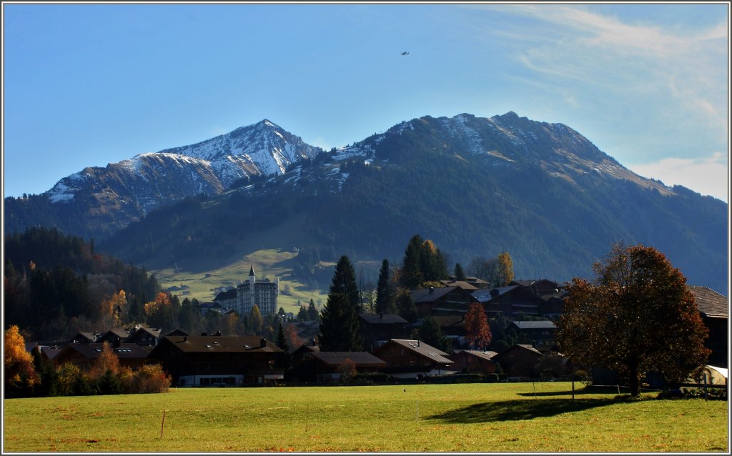 Herbstliches Gstaad.
(05.11.2010)