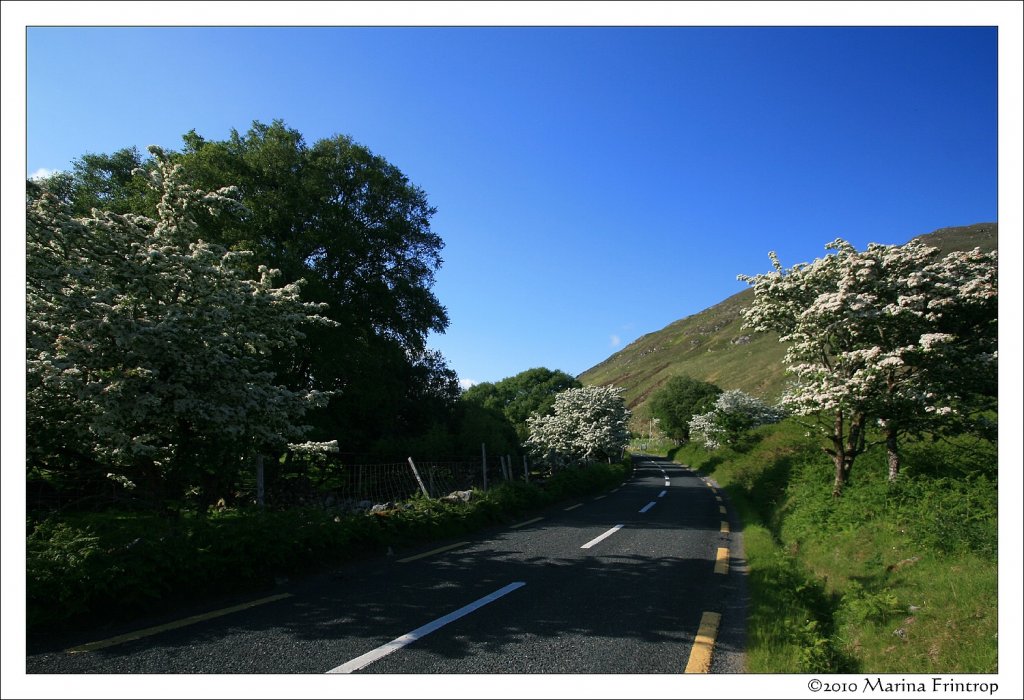 N59 Dooghill zwischen Mallaranny und Clagganmountain, Irland County Mayo