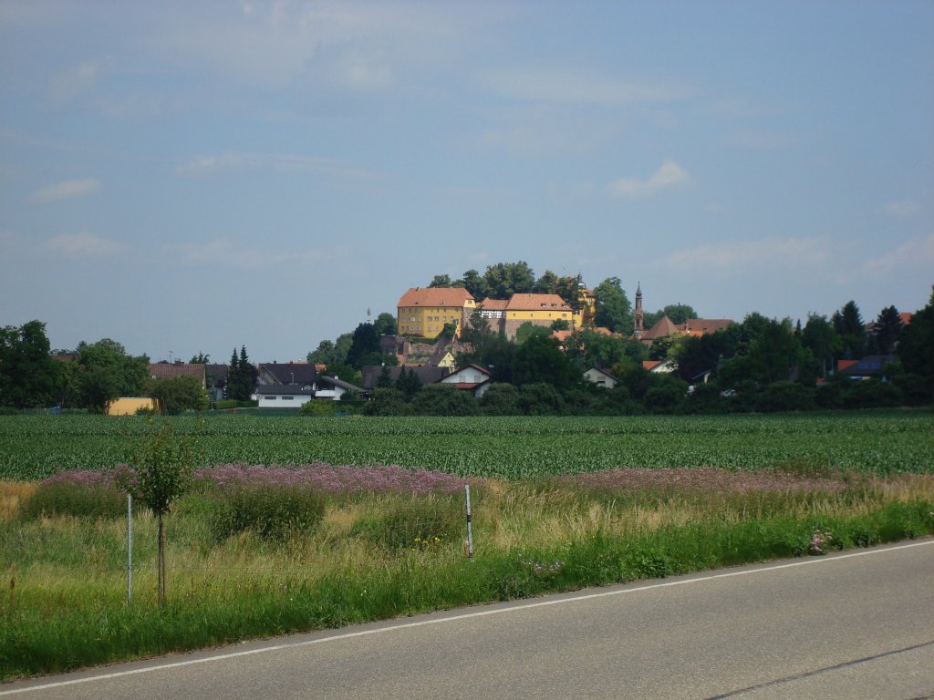 Schlo Mahlberg im gleichnamigen Ort in der Ortenau,
der Bau wurde 1630 vom Markgraf von Baden errichtet,
2008