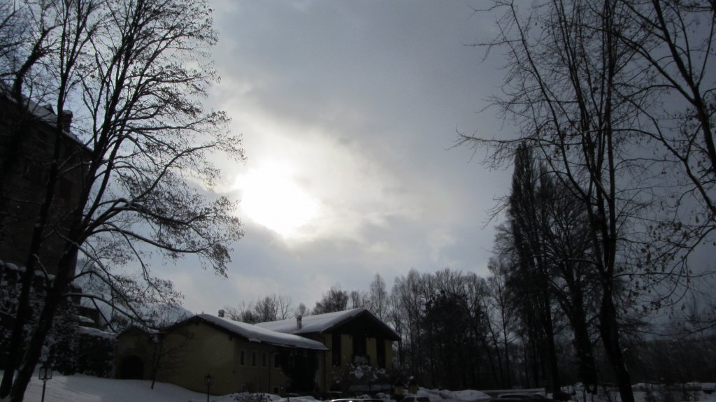 Stimmungsvolle Wolken �ber Brixlegg am 16.2.2012. 