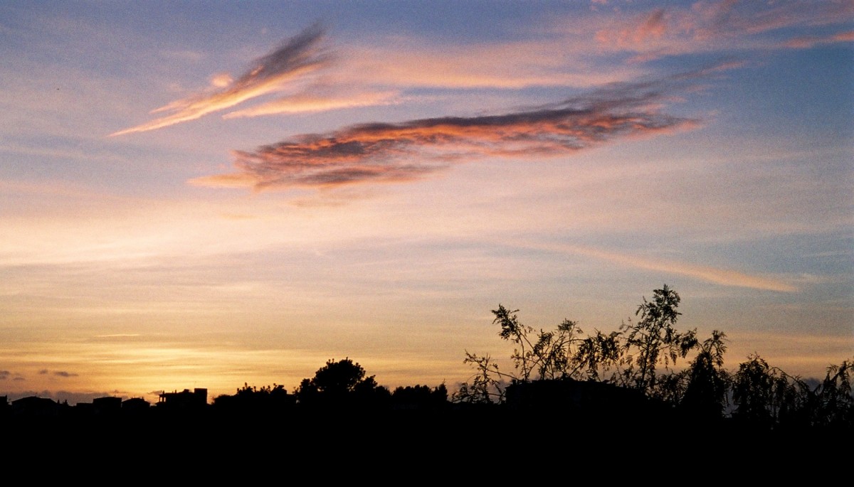ALVOR, 01.01.1998, Sonnenuntergang -- Foto eingescannt
