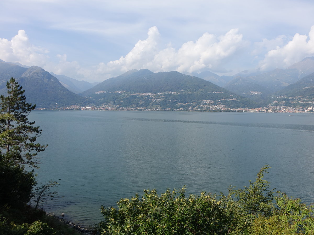 Ausblick auf den Comer See von der Abbazia di Piona (21.09.2018)