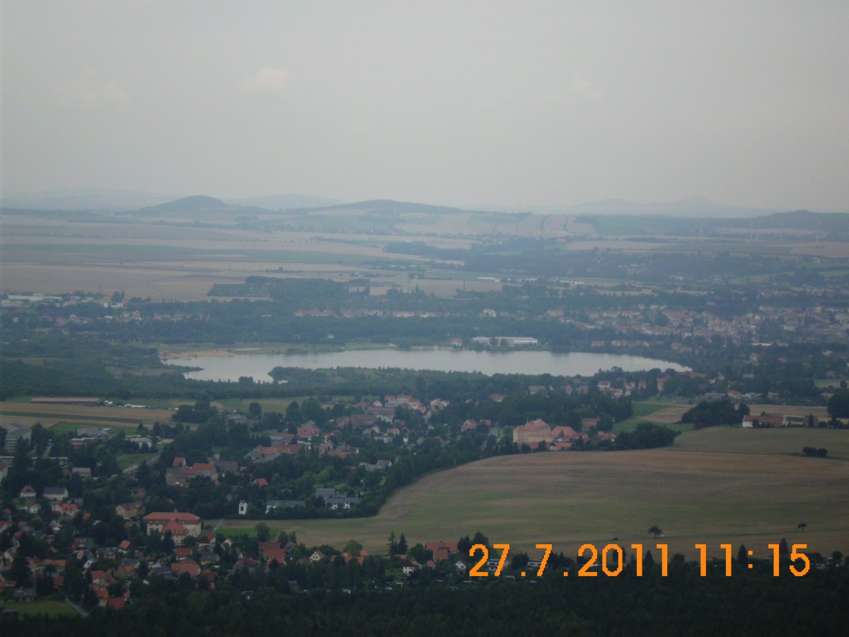 Blick auf den Olbersdorfer See am 27.07.2011