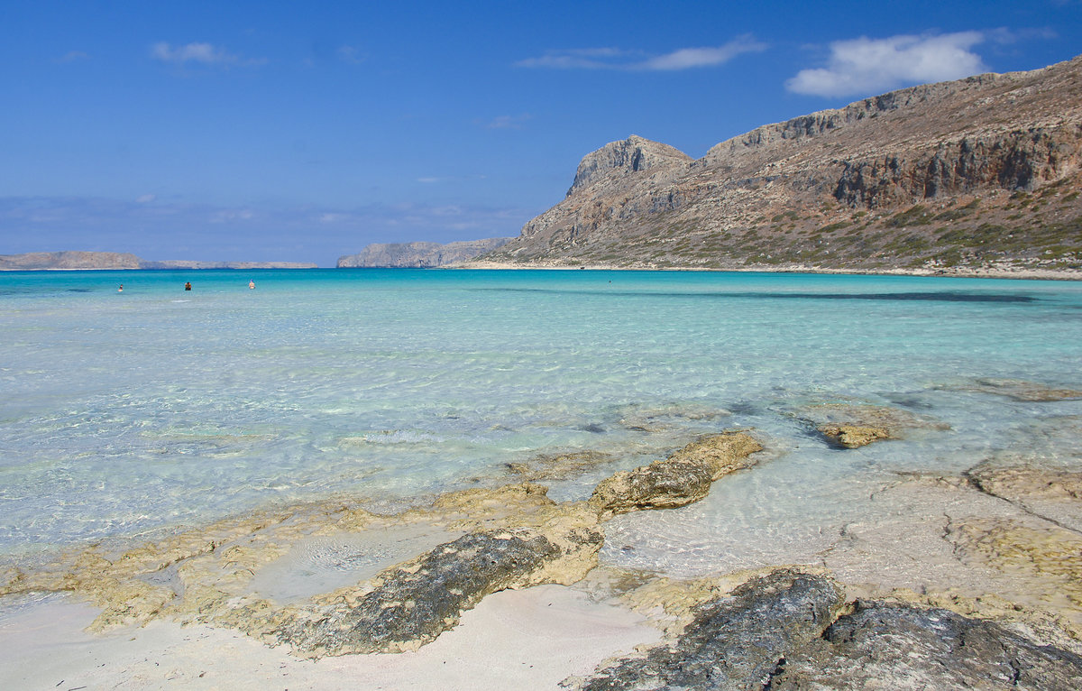 Bucht an der Nordwestküste von Gramvousa - Kreta. Aufnahme: 20. Oktober 2016.