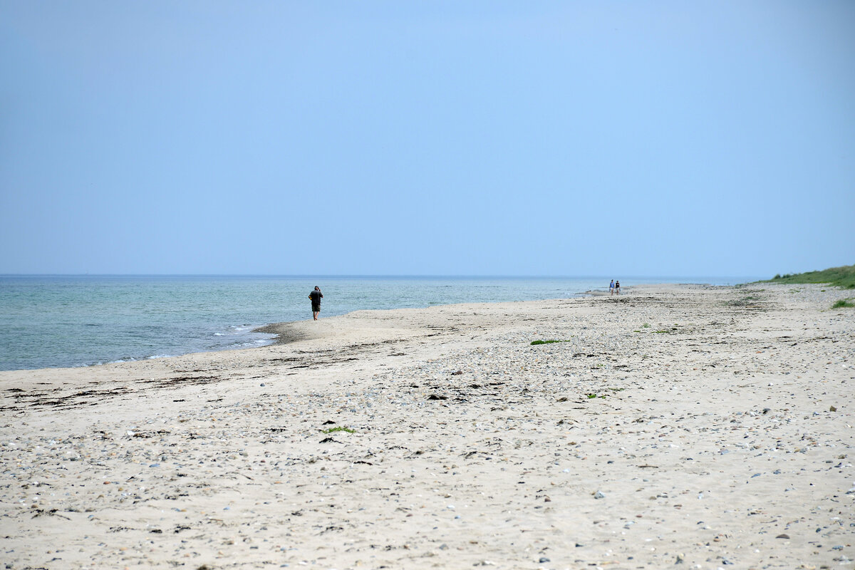 Der Strand bei Tisvilde Hegn in Nordseeland. Aufnahme: 21. Juni 2023.