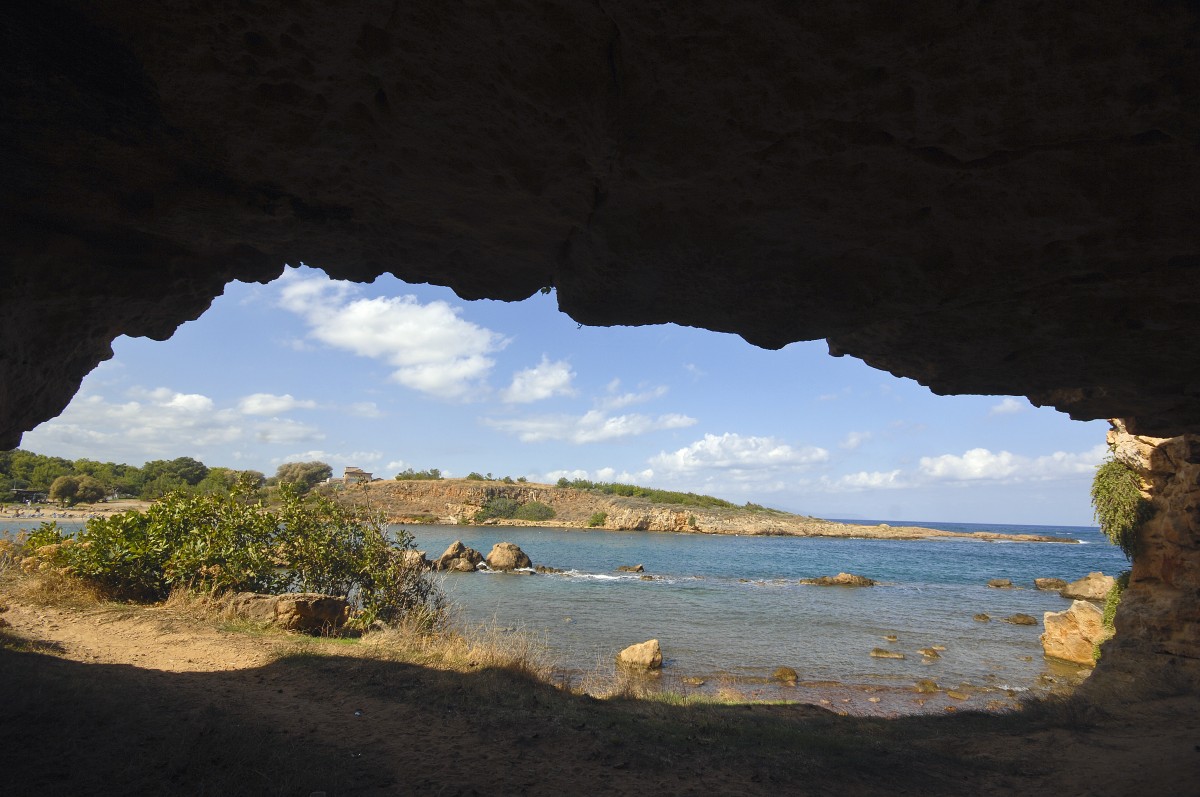 Iguana Strand auf Kreta. Aufnahmedatum: 14. Oktober 2012.