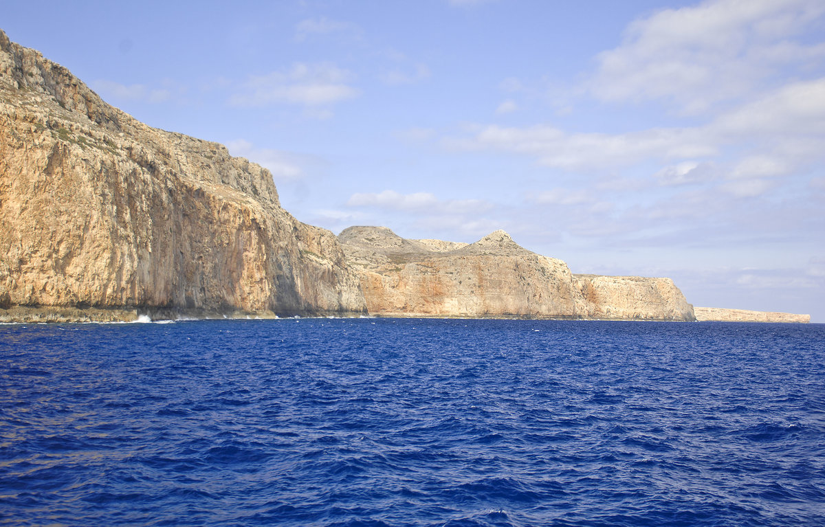 Kreta - Ein Teil der Küste nördlich von Kissamos. Aufnahme: 20. Oktober 2016.