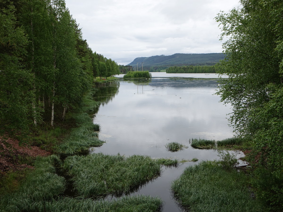 Österdalälven Fluss bei Älvdalen (17.06.2017)