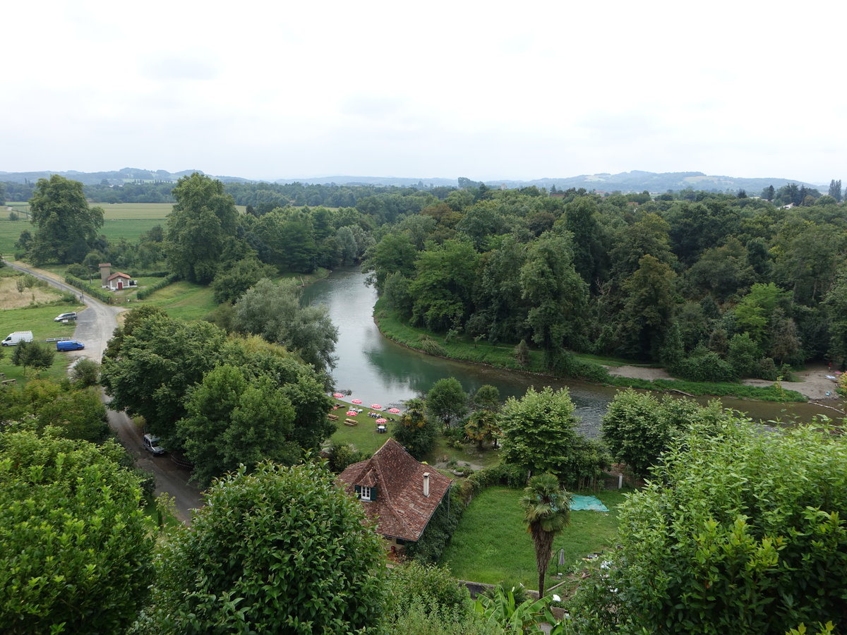 Schleife des Fluss Le Gave bei Sauveterre, Dept. Tarn-Garonne (27.07.2018)