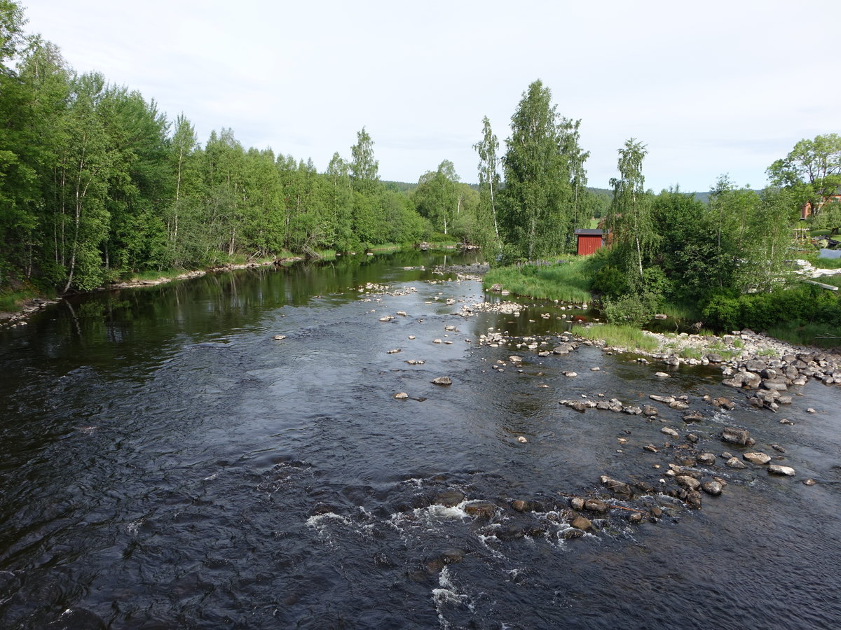 Sundbornsan Fluss bei Sundborn, Dalarnas län (16.06.2017)
