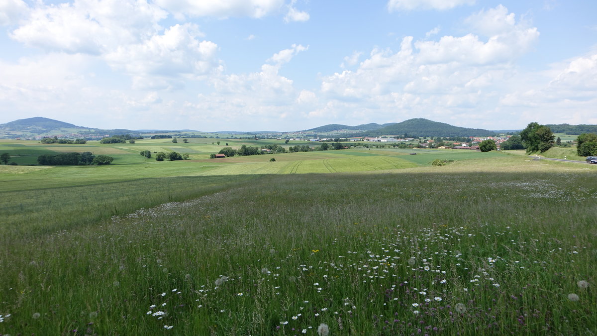 Tal der Schondra am Südhang der Rhön, Landkreis Bad Kissingen (27.05.2018)