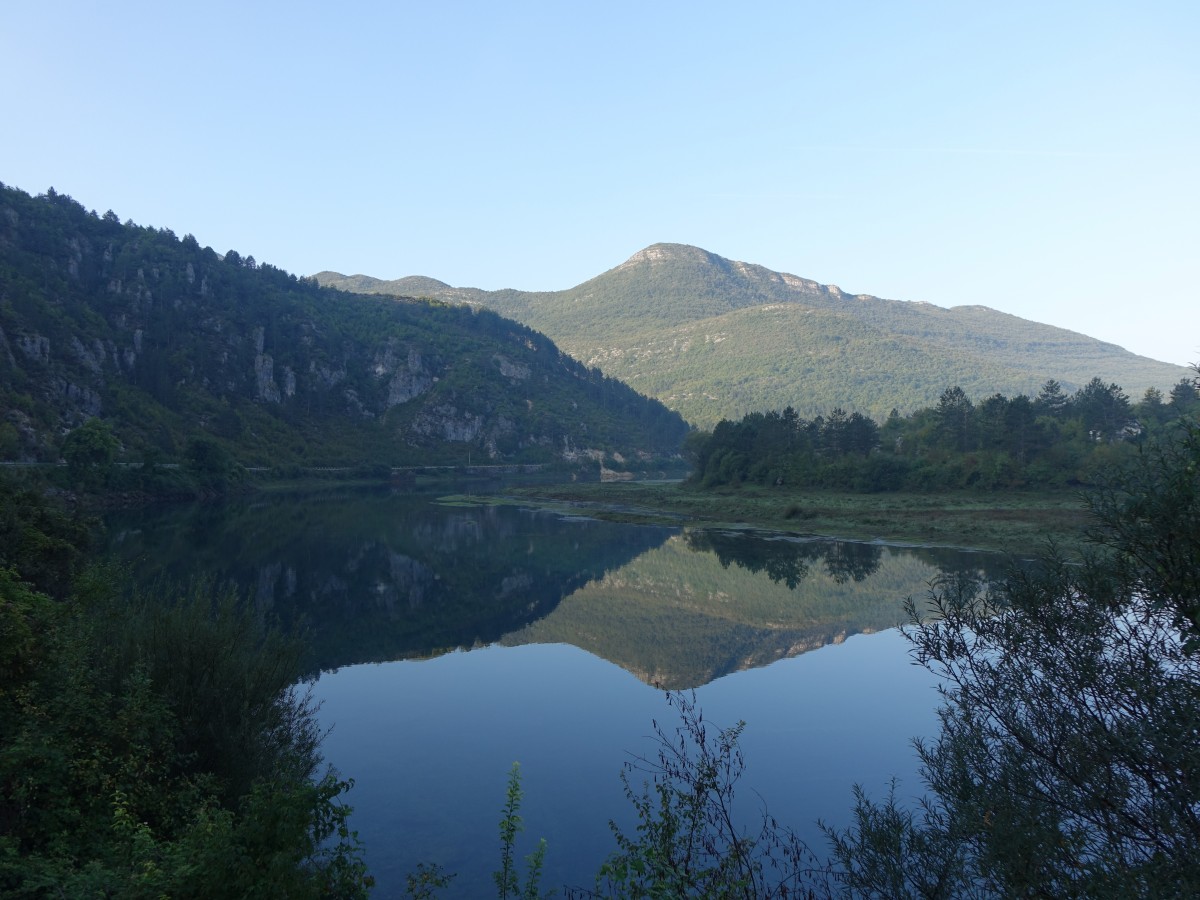 Trebišnjica Fluss bei Jazine, Bosnien (23.09.2015)