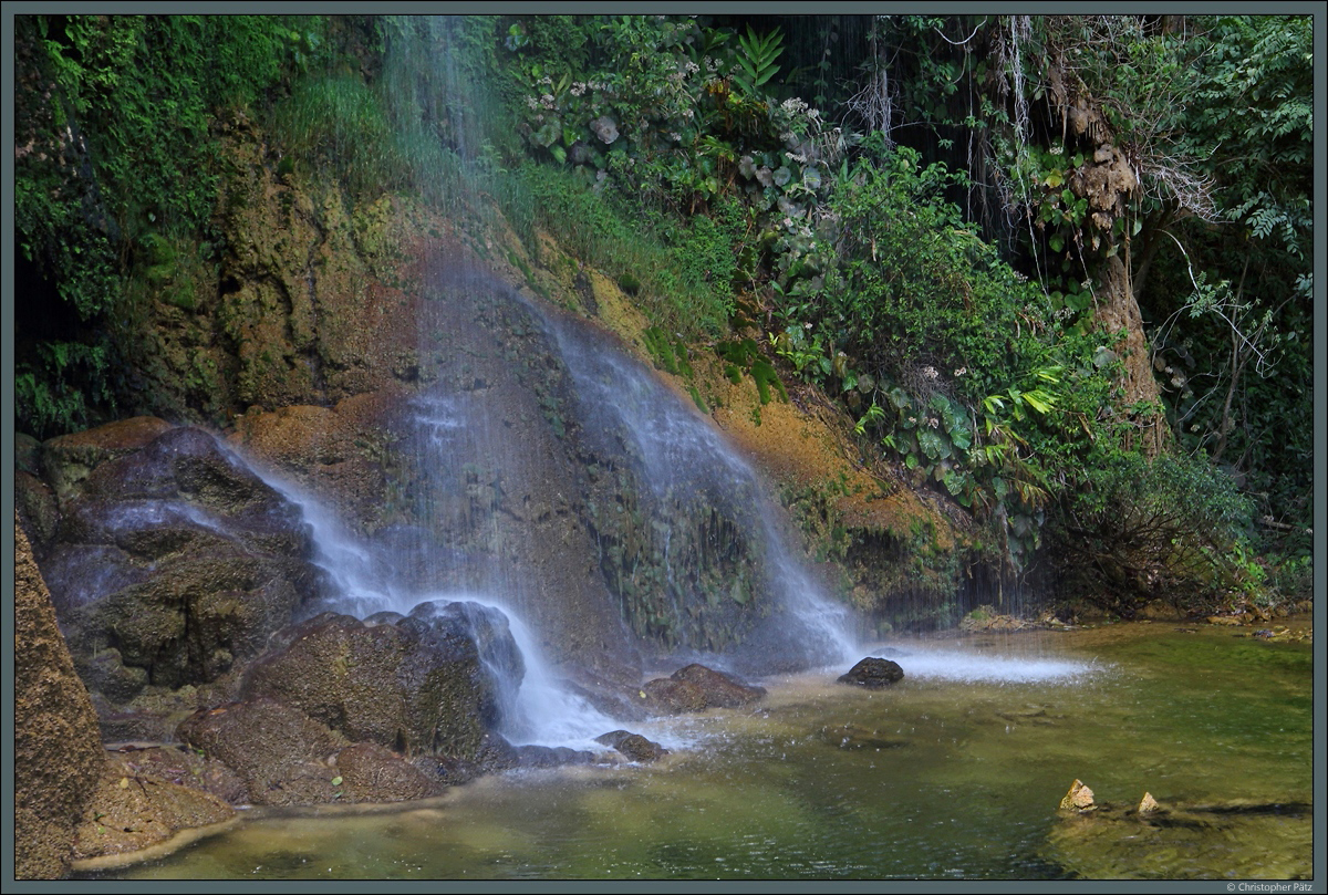 Wasserfall im Nationalpark Topes de Collantes bei Trinidad. (26.03.2017)