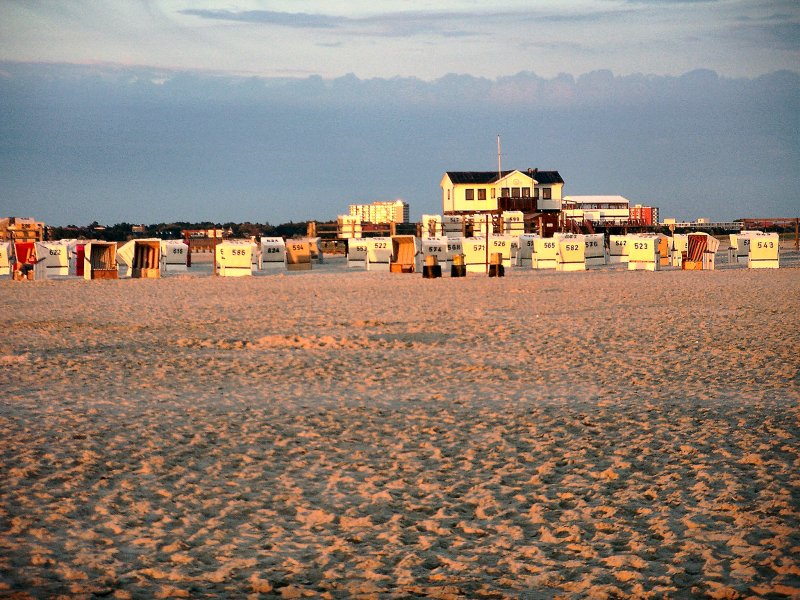 Am Strand von St. Peter-Ording, 2004