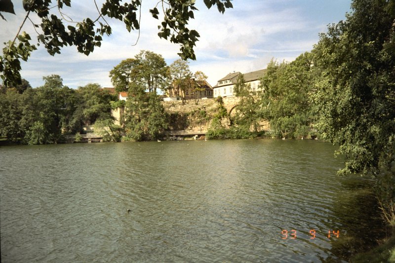 Burgsee in Bad Salzungen, Foto 1993
