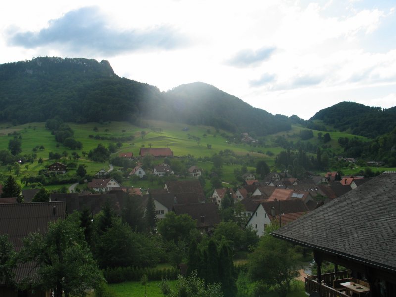 Das Dorf Erschwil am fusse des Passwang(Schwarzbubenland)
