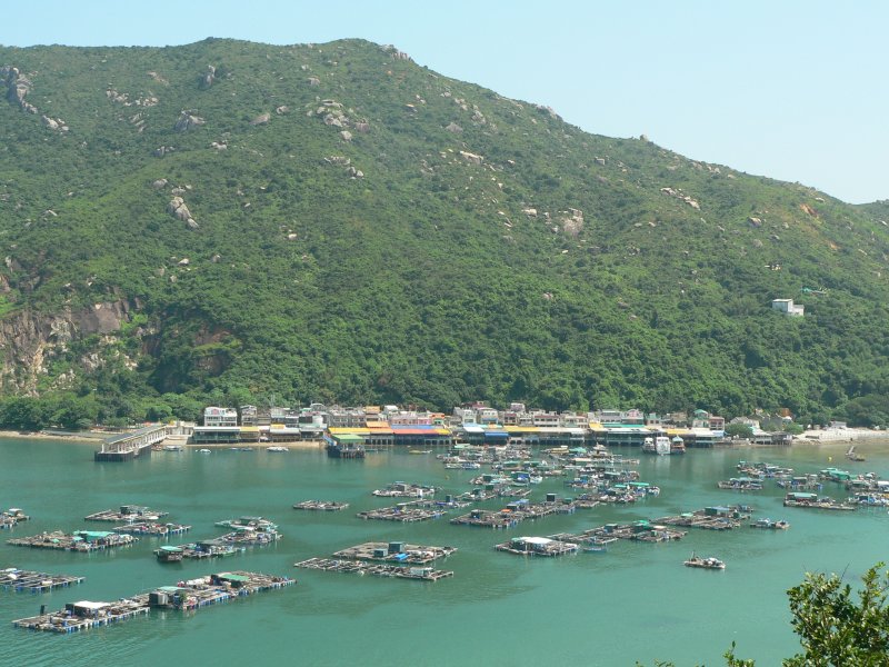 Insel Lamma in den Outlying Islands, Hong Kong. Eine Fischersiedlung und ein beliebtes, mit stndlicher Fhre erreichbares Erholungsgebiet. 09/2007