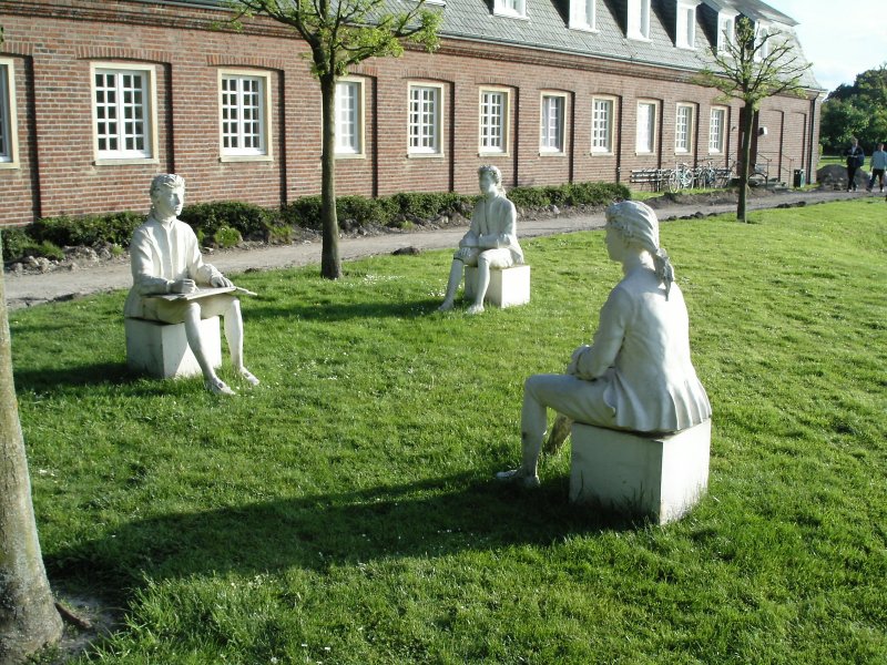 Kunst im Park von Schlo Nordkirchen am 15.05.2004.
