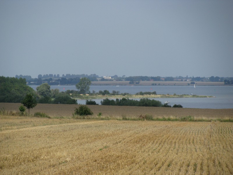 Nordwestmecklenburg, Blick in die Wismar Bucht mit Teile der Insel Poel, 09.08.2009

