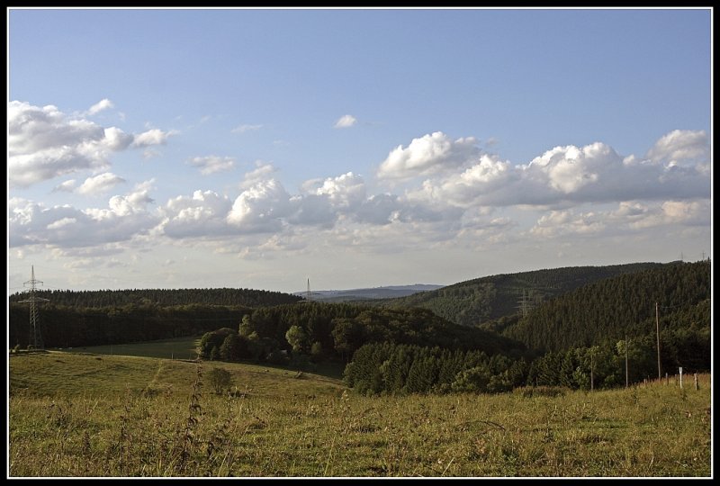 Das Sauerland.... Wald, Wald und nochmals Wald.... 