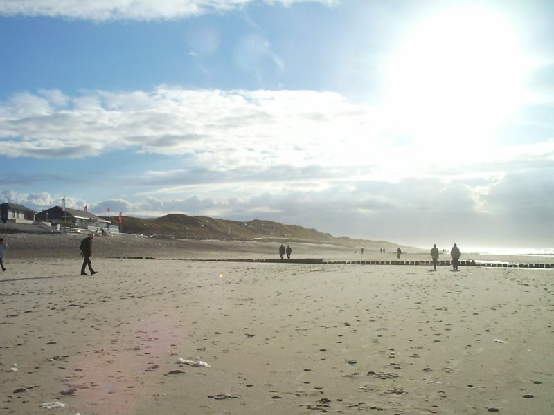 Strandspaziergnger, Strand von Westerland, SYLT 2003