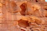24.11.2012: durch Erosionseinwirkungen entstandene Sandsteinformation im Coloured Canyon im Sinaigebirge