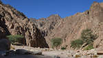 Die Felsenlandschaft auf der Sinai-Halbinsel. (Dezember 2018)