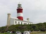 Leuchtturm bei Cape Agulhas, Sd Afrika 