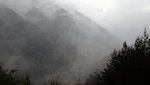 Regenwolken im Rita-Gebirge.