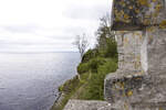 Seeblick von Stevns Klint auf der Insel Seeland in Dänemark.