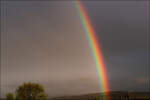 Mit Leuchtkraft -     Einer der schönsten Regenbogen zeigt sich am Abend des 06.