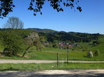 Landschaft im sdlichen Schwarzwald, mit Blick auf Sitzenkirch, April 2015
