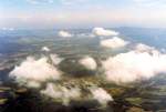 Flug ber den Wolken und dem Schwarzwald - Ende der 80iger Jahre.