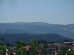 Der klare Vormittag des 15.07.2007 bescherte diesen Blick ber St. Peter auf den Feldberg im Schwarzwald
