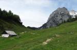 Halsalm 1260m befindet sich im Nationalpark Berchtesgaden am Nordhang der Reiteralpe. Der Aufstieg beginnt am Hintersee. 7.6.12
