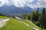 Am Sommerrodelbahn bei Berchtesgaden.
