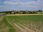 Aussicht auf Neustetten im Landkreis Ansbach, Mittelfranken (19.06.2014)