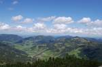 Alpenpanorama von der Rhonenspitze aus gesehen (II) ...