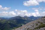 Alpenpanorama von der Rhonenspitze aus gesehen (III) ...
