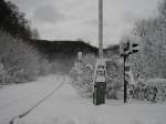 Da gab es noch echten Schnee....
Rckblick auf den starken Winter 2005/2006
Aufnahme enstand 300m von Zuhause, an einem Bahnbergang in Hagen-Dahl. 
