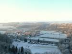 Blick vom der Rudelsburg ins Saaletal - Foto vom 03.01.2009