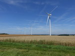 Windräder bei Montmirail, Marne (09.07.2016)