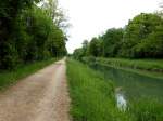 Naturschutzgebiet am Hningen-Kanal (Canal de Huningue) im Sdelsa, Mai 2013
