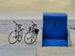 Ende der Segel-und Fahrradsaison, aufgenommen am Strand von Ueckermnde.