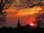 Sonnenuntergang vom 18.05.2013 in Stolberg-Breinig.