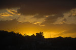 Kreta - Sonnenuntergang von Maleme aus gesehen.