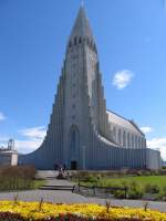 Hallgrmskirkja in Reykjavik am 9-7-2006.