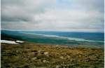 Blick nach Egilsstadir in Island