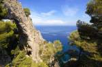 Capri - Aussicht von Via Dentecala.